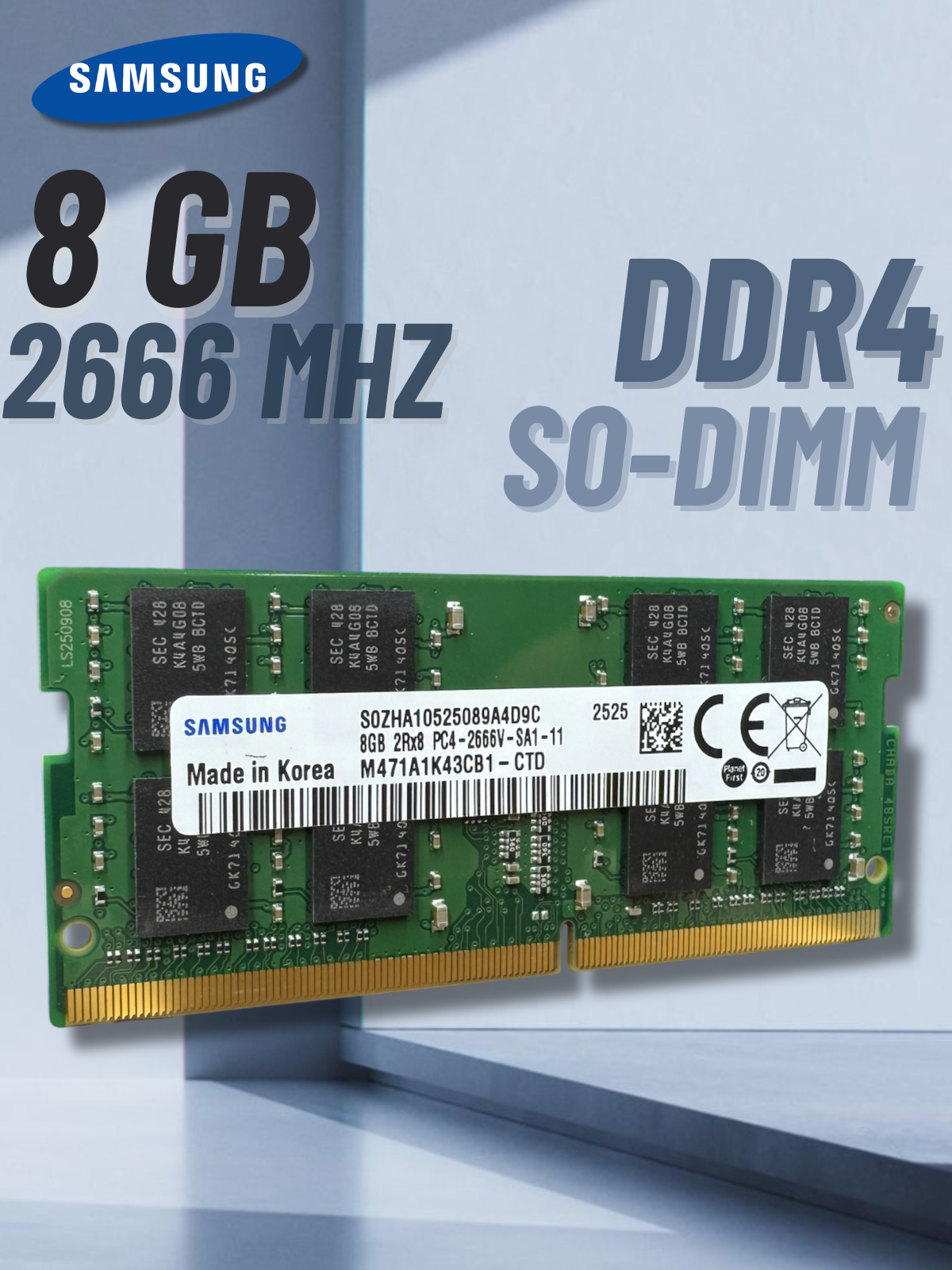 Оперативная память samsung ddr4 16gb 1rx8 pc4 2666v — купить по