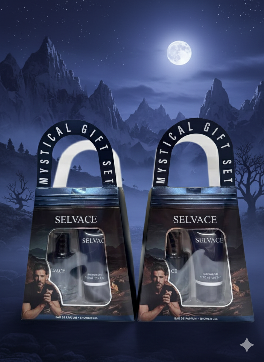 Гель для душа SELVACE мужской подарочный набор — духи и 2 на 1