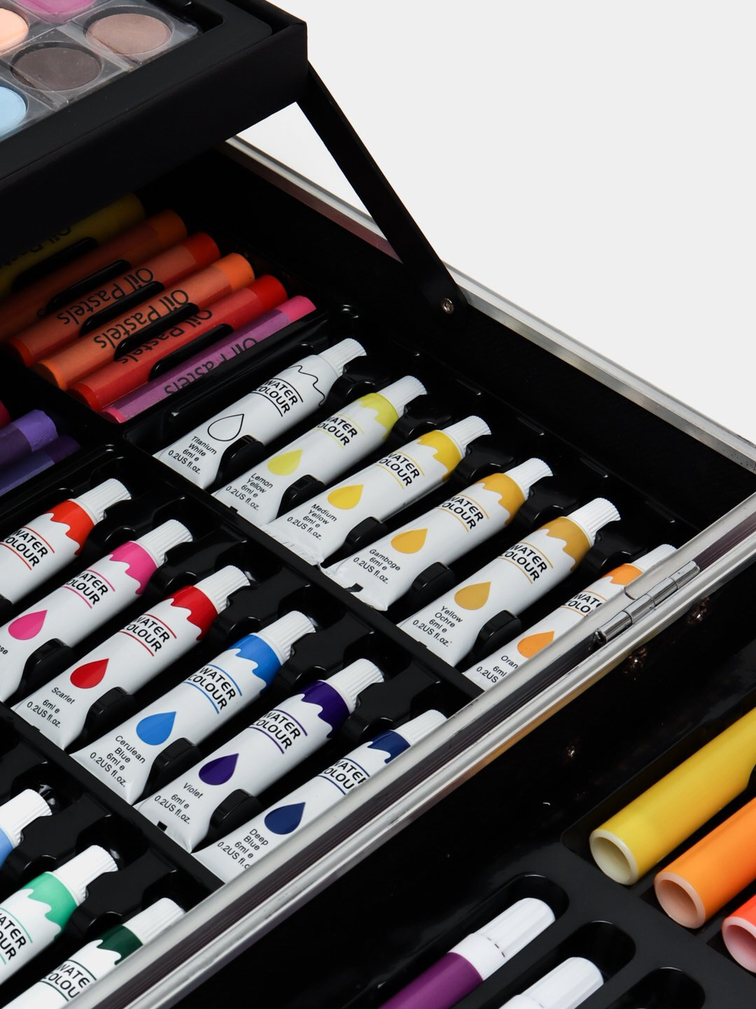 Набор для рисования и творчества в чемодане, маркеры, карандаши, фломастеры, 145 шт — фото 1