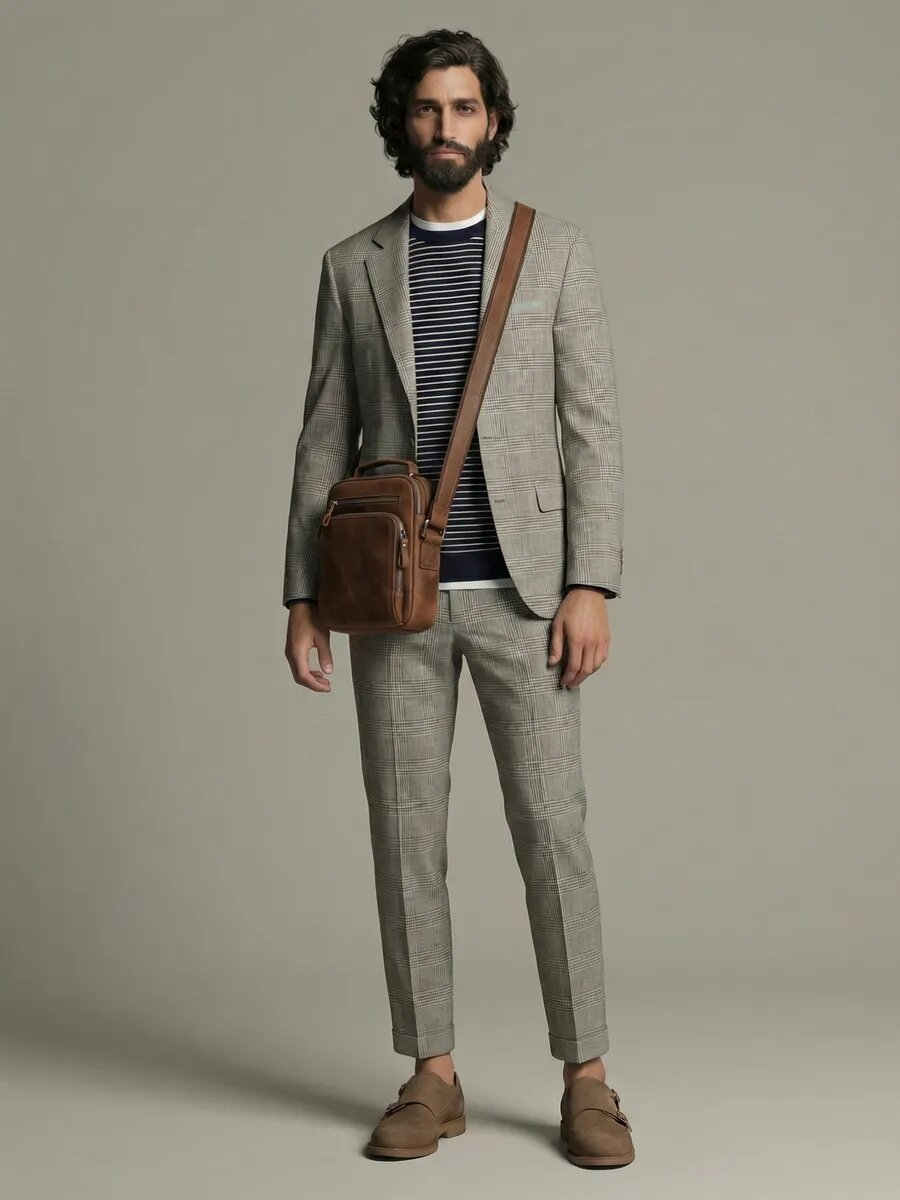 Сумка барсетка Daniele Riccardi, brown — фото 1