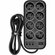 Сетевой фильтр Powercom SP-08 USB03AB 1,8 m 1.8м (8 розеток) черн...