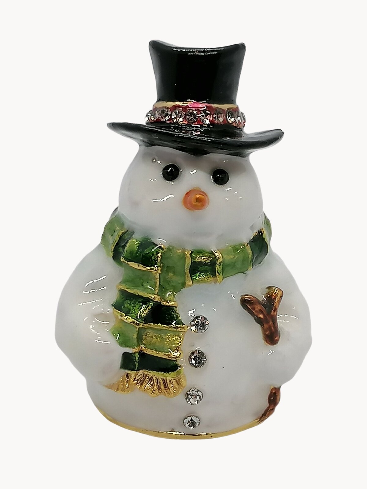 Наперсток Фаберже " Снеговик "