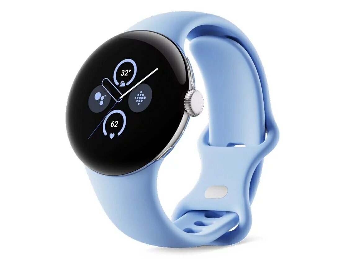 Google Pixel Watch 2 LTE + Bluetooth/Wi-Fi Polished Silver/Bay