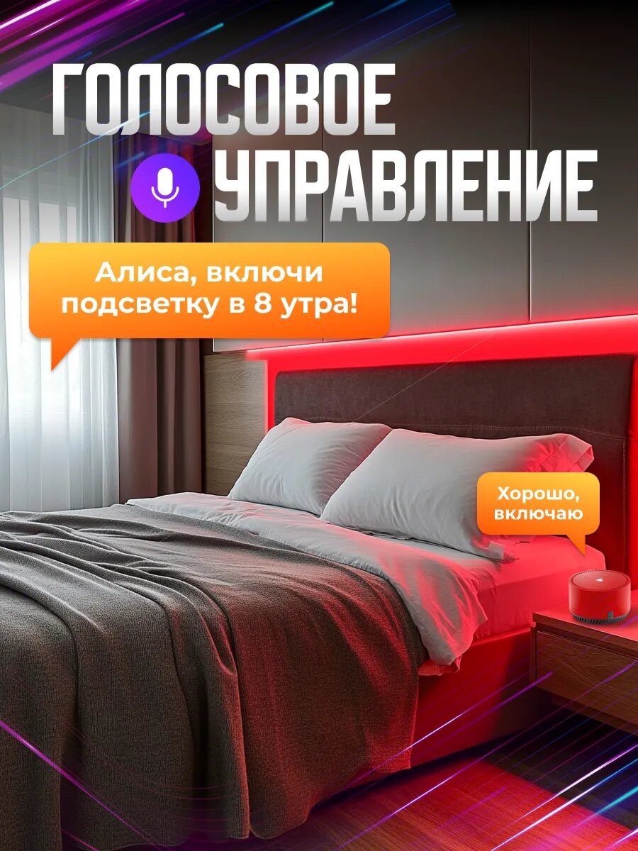 Умный диммер для светодиодной ленты с Алисой RGB контроллер WIFI — фото 1