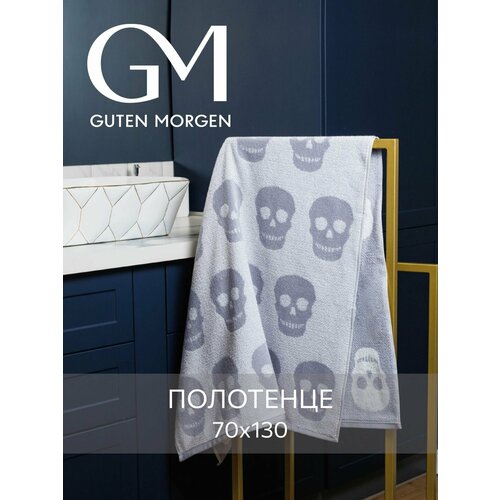 фото Полотенце махровое, guten morgen 1 шт. 70х130, калавера, хлопок 100%, 450 г/м2