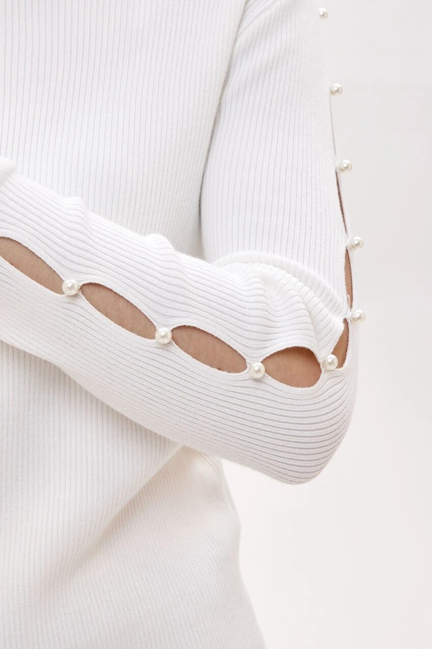 Джемпер Selfie, размер M, белый — фото 1