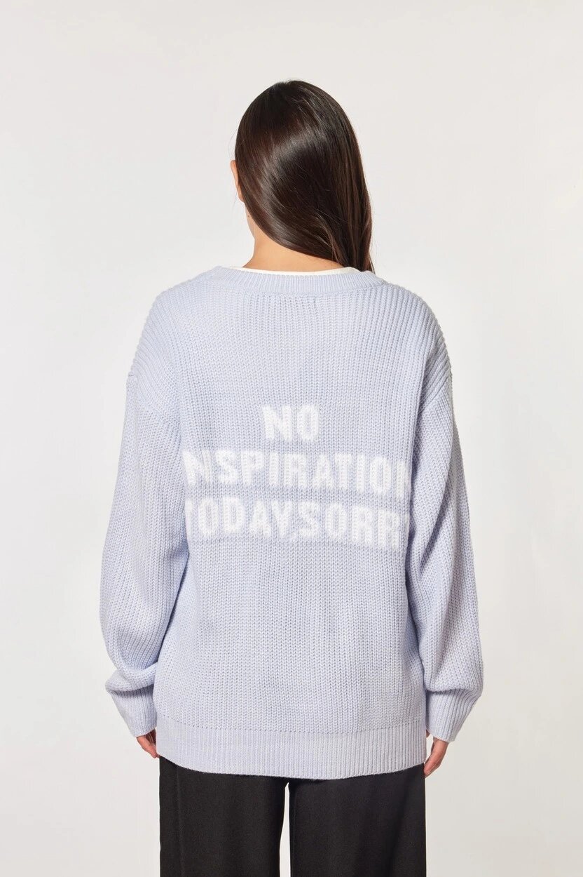 Свитер Selfie, размер XS, , светло-синий — фото 1