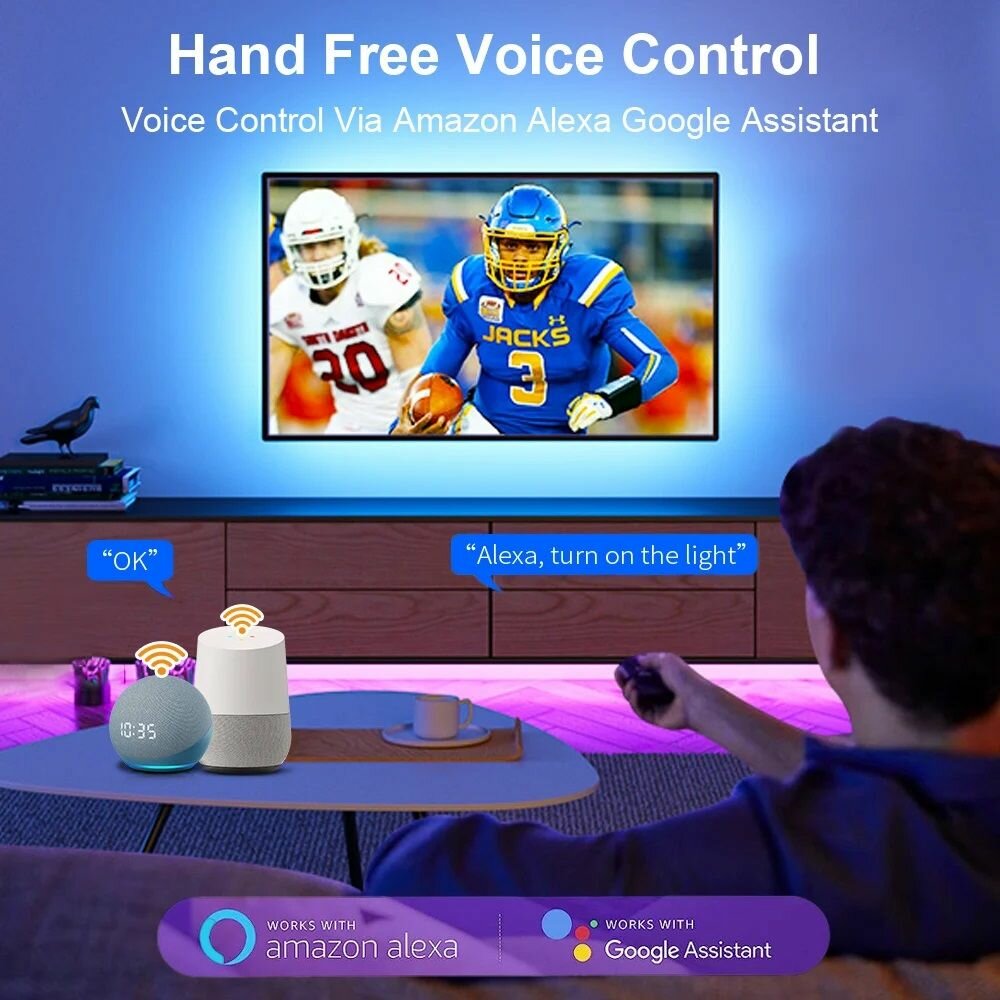 Умная светодиодная лента RGBWW LED Лента Zigbee, USB 5V, 5 метра