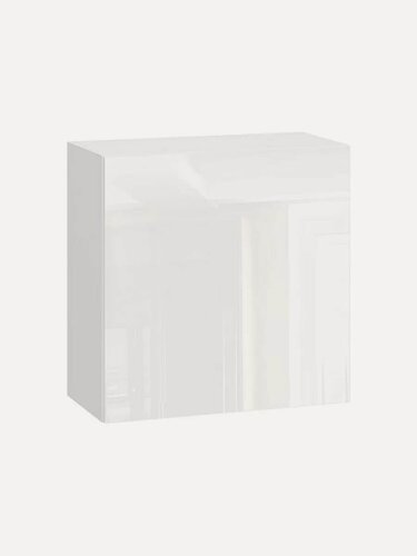 Изображение товара Кухонный модуль навесной, шкаф Тандем 60х29.6х60 см, Белый / Белый глянец (Бруно)