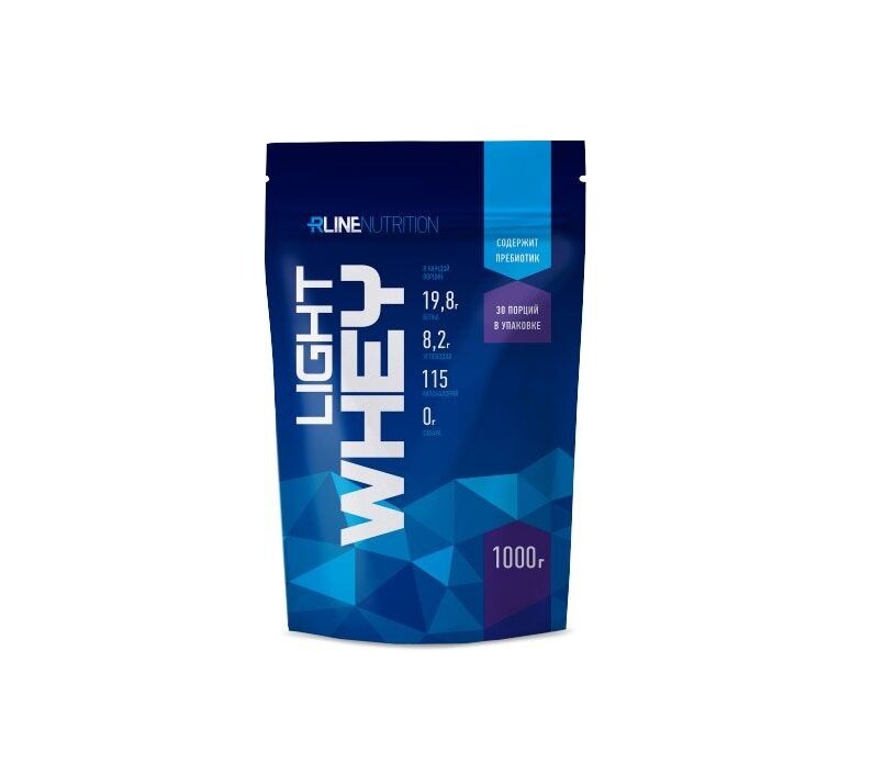 Протеин Rline Light Whey 1 кг Клубника