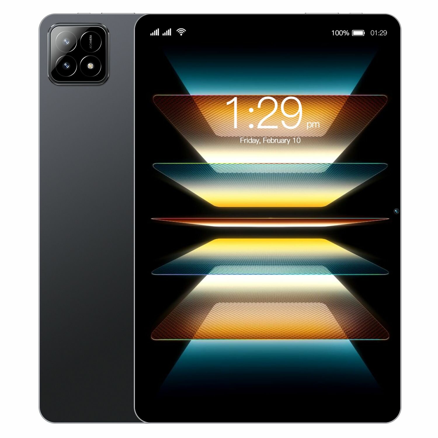 Redmi Pad7s Pro, Android 15, 11.6-дюймовый HD IPS большой экран, с корпусом + клавиатура + мышь, 16 ГБ/1024 ГБ, черный — фото 1