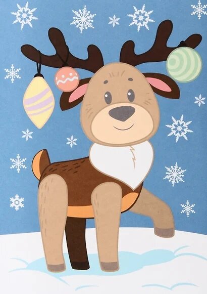 Новогодние аппликации. ДЕД мороз — фото 1