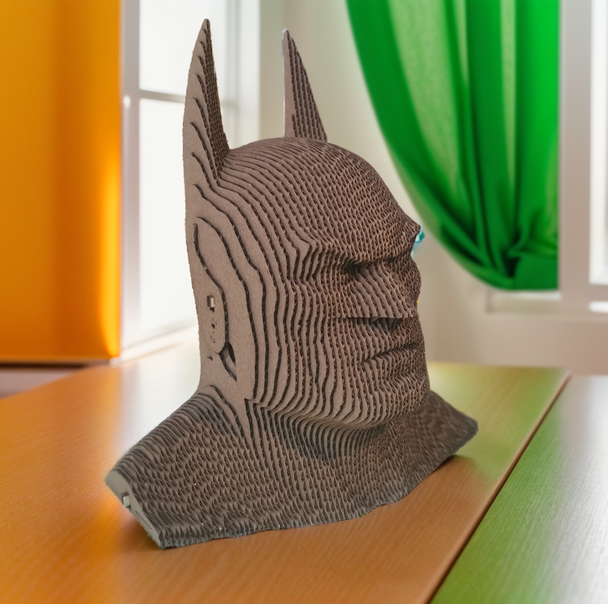 Картонный 3d конструктор Бэтмен, 3д пазл для взрослых и детей.