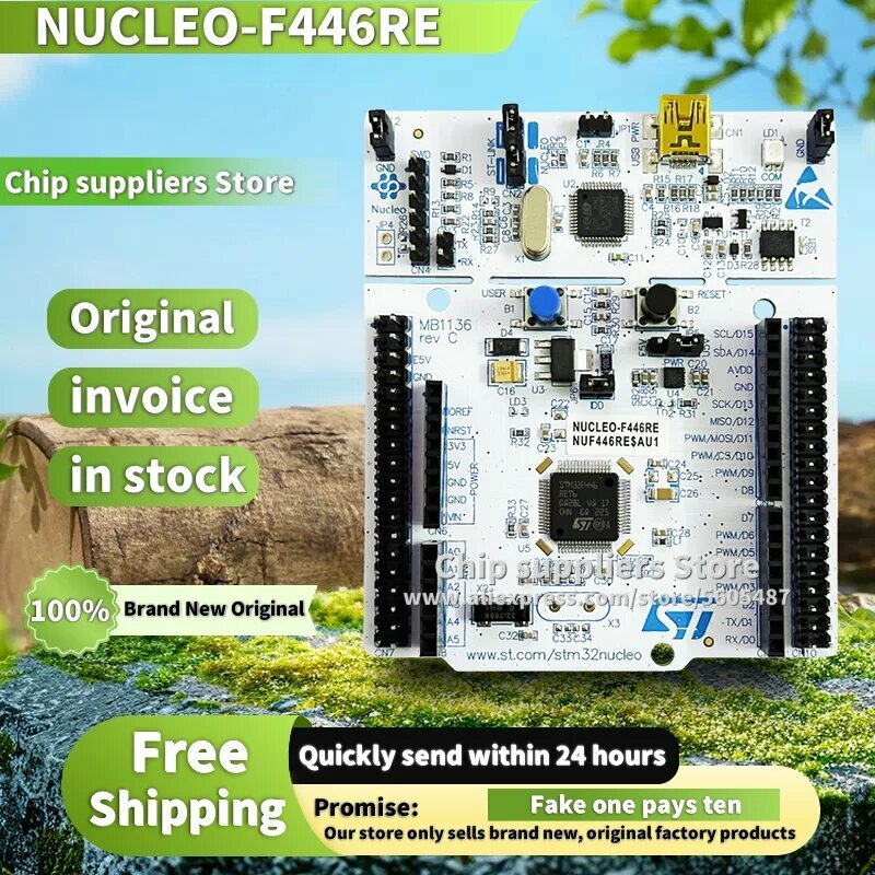 1 шт./лот NUCLEO-F446RE MCU Nucleo-64 макетная плата STM32F446RET6 плата микроконтроллера оригинальный запас