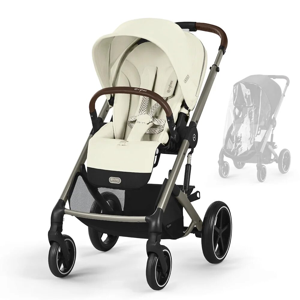 Прогулочная коляска Cybex Balios S Lux, цвет Seashell Beige TPE RC / 2025 (Кремовый), артикул производителя 524002463