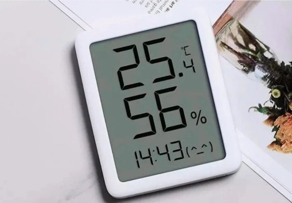Датчик температуры и влажности Xiaomi Miaomiaoce Temperature And Humidity Meter LCD Version — фото 1