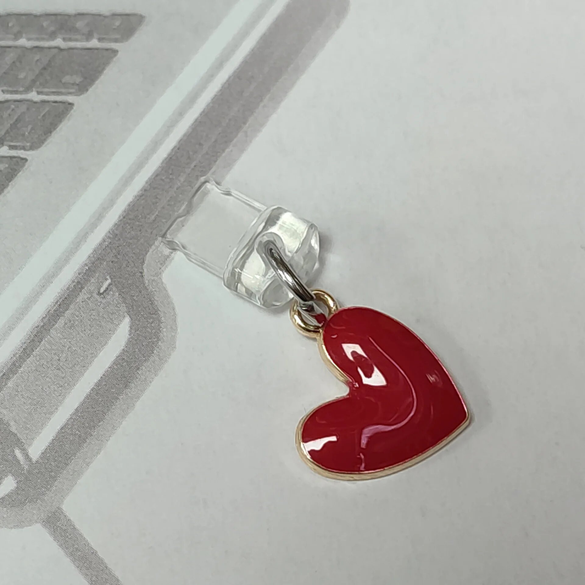 Металлический персиковый мобильный телефон в форме сердца с подвесной пылезащитной заглушкой пылезащитная заглушка с отверстием для телефона Type-c подвесное украшение для IOS Lightning SJ29 For Type-C