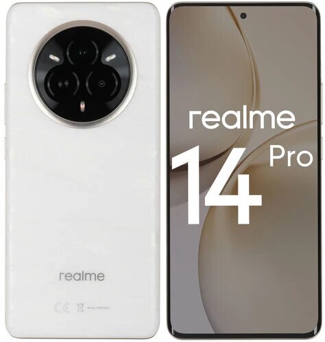 6941764454088 / Смартфон REALME 14 Pro 8/256Gb, RMX5056, жемчужный белый