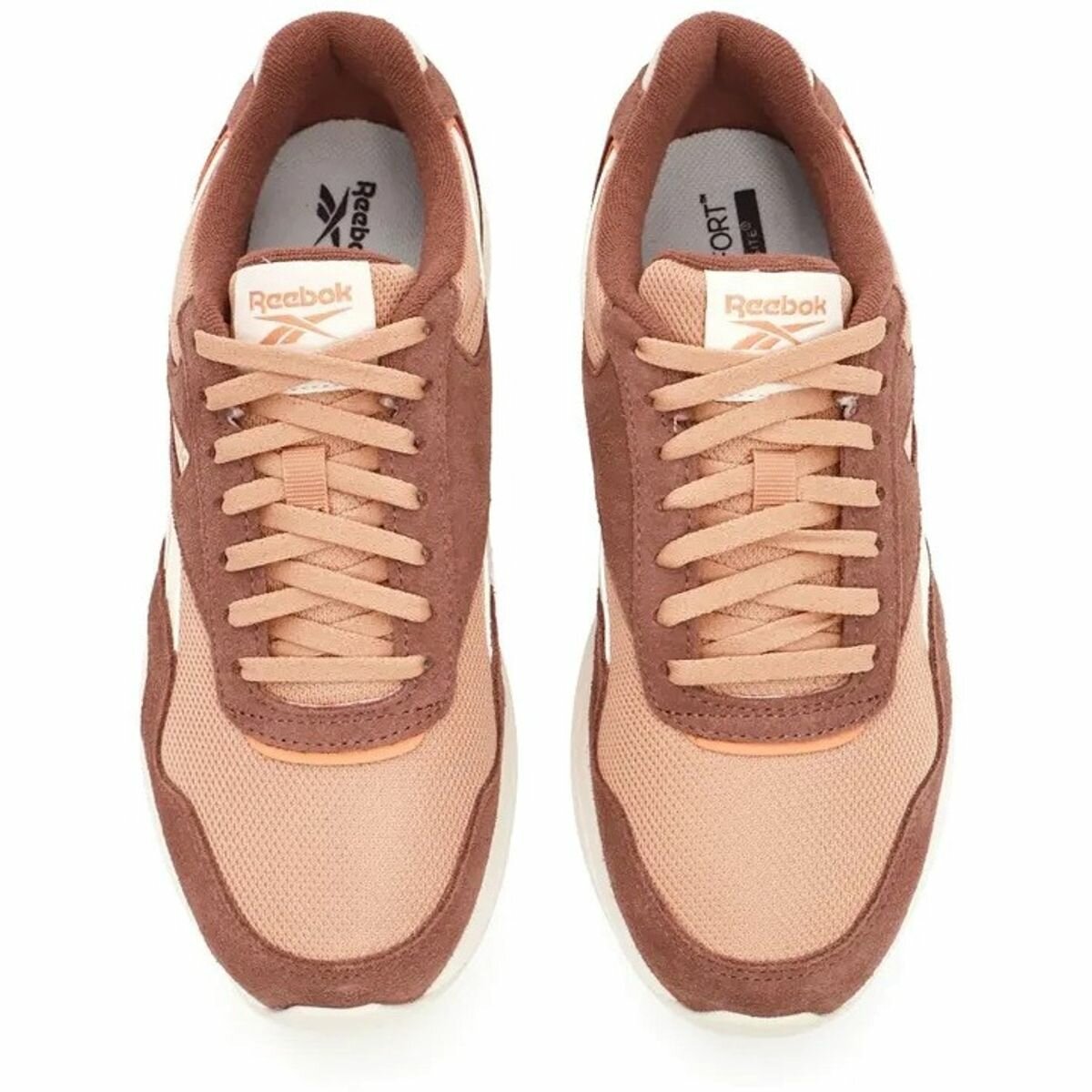 Кроссовки Reebok Gl1100 W, полнота F (EU)/ на среднюю стопу, размер 6,5 US, розовый, бежевый, коричневый — фото 1