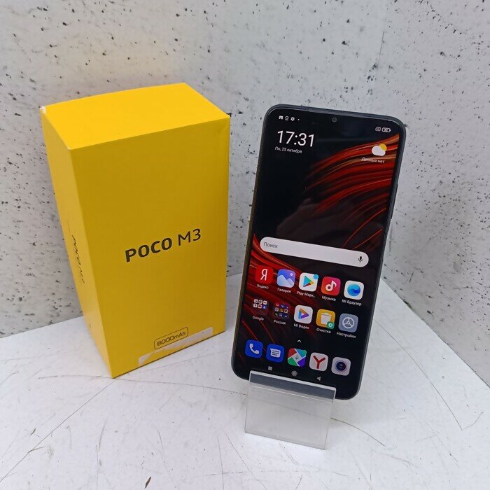 Смартфон Xiaomi POCO M3 4/128 Черный