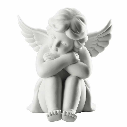 фото Статуэтка rosenthal "ангел сидящий", фарфор, 10 см, в подарочной упаковке