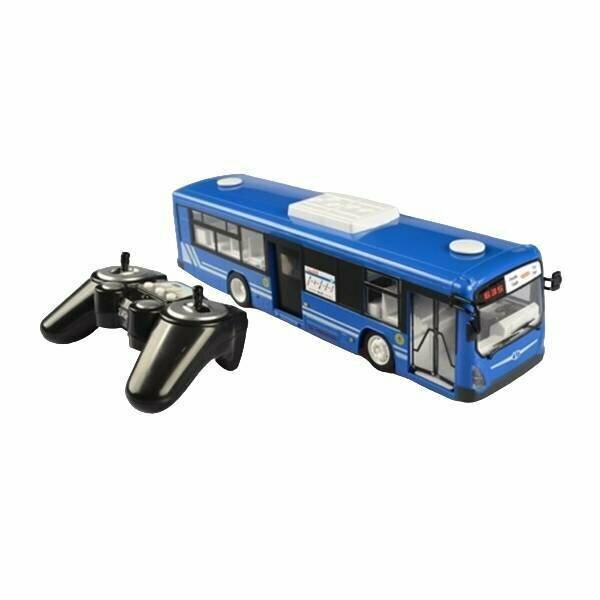 Радиоуправляемый автобус Double Eagles масштаб 1:20 - E635-003-Blue — фото 1