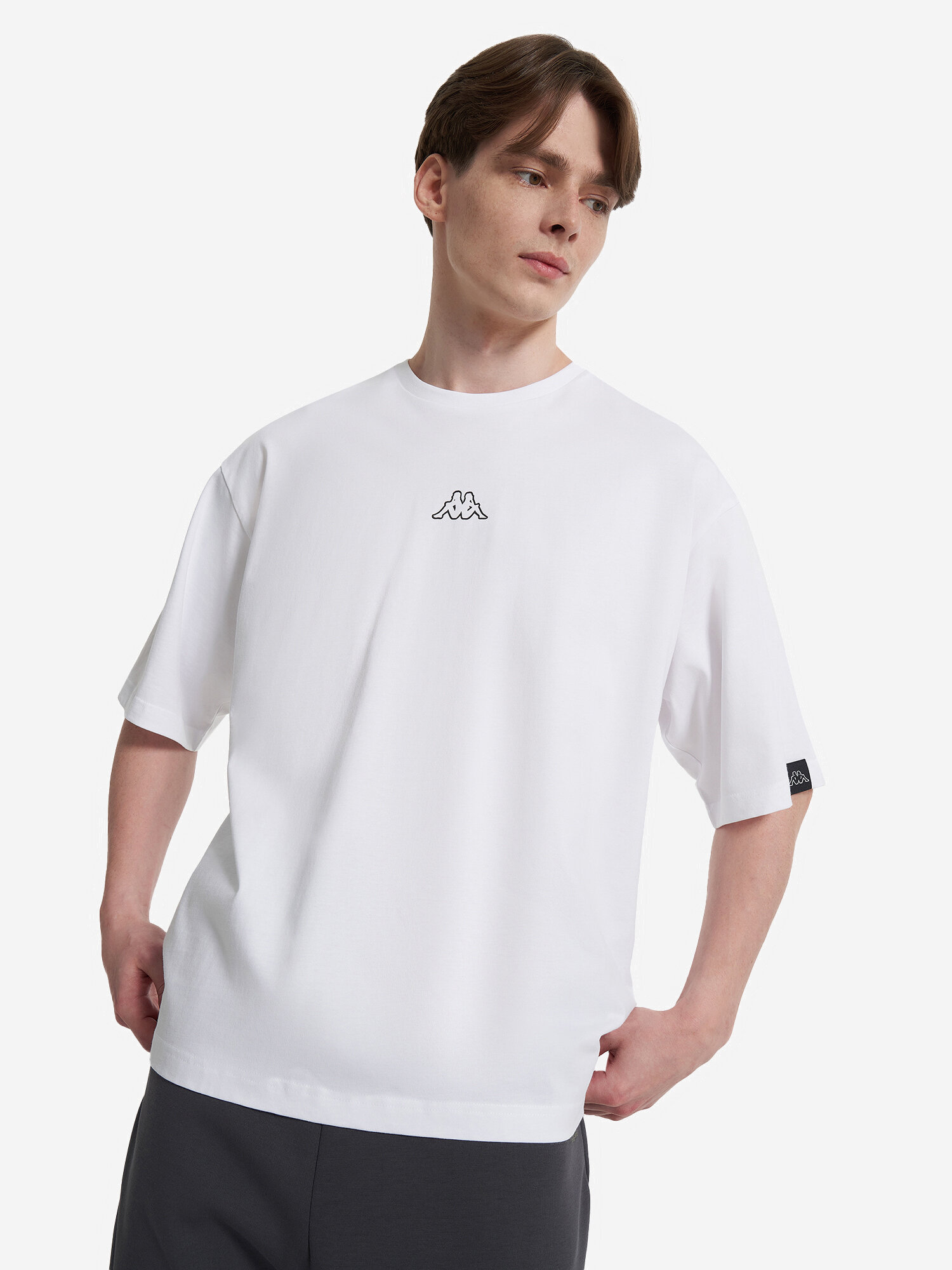 Футболка Kappa Sport Logo Men's Short sleeve t-shirts, размер 48/50, белый