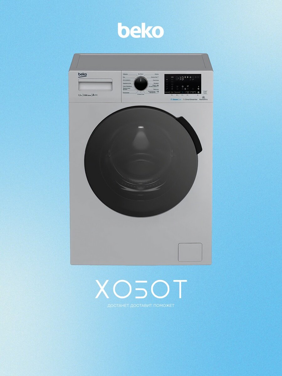 Стиральная машина Beko WSPE7H616S