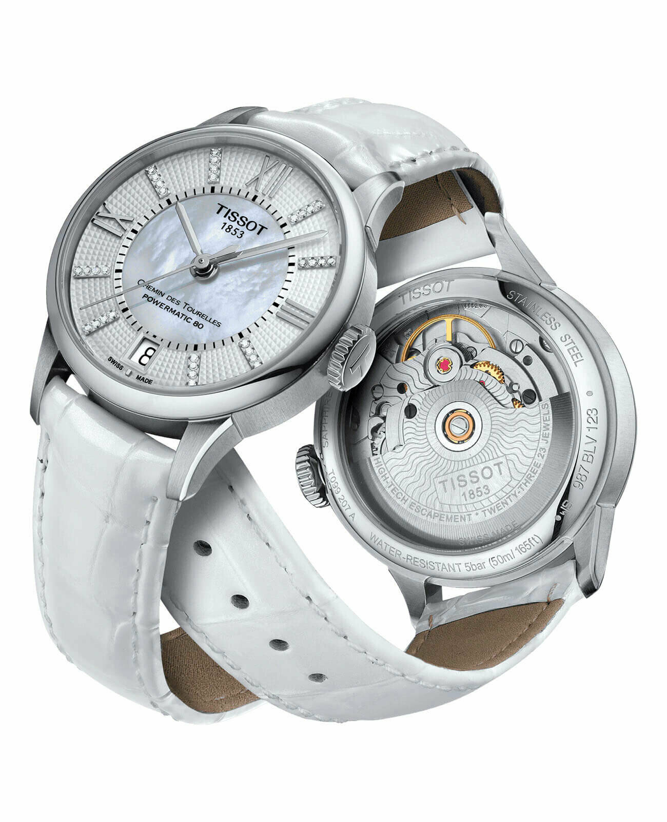 Наручные часы TISSOT T-Classic, белый перламутровый