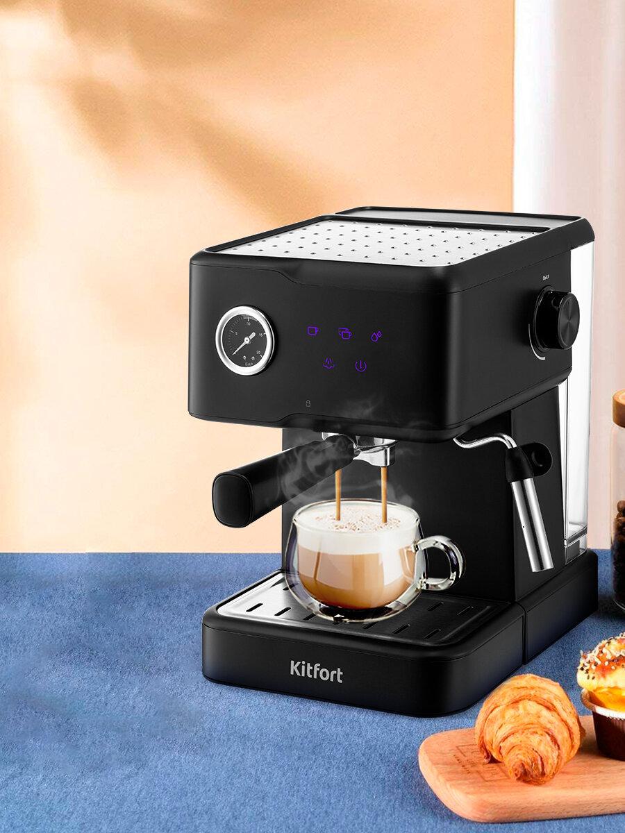 Кофеварка Kitfort КТ-7124 — фото 1