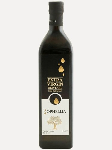 Изображение товара Оливковое масло "Ophellia" Extra Virgin, высший сорт, нерафинированное, стеклянная бутылка