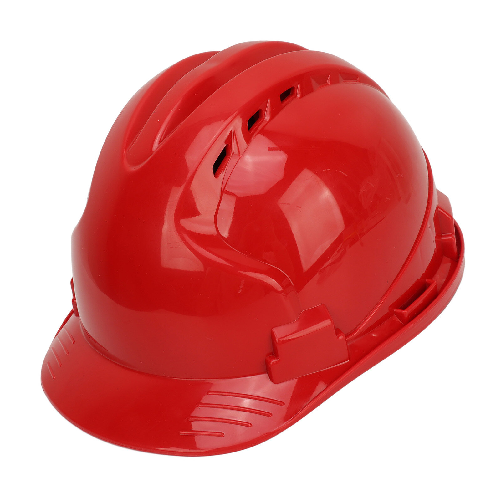 Защитная каска Усиленный АБС-пластик Ударопрочный дышащий защитный шлем для строительных работ Красный