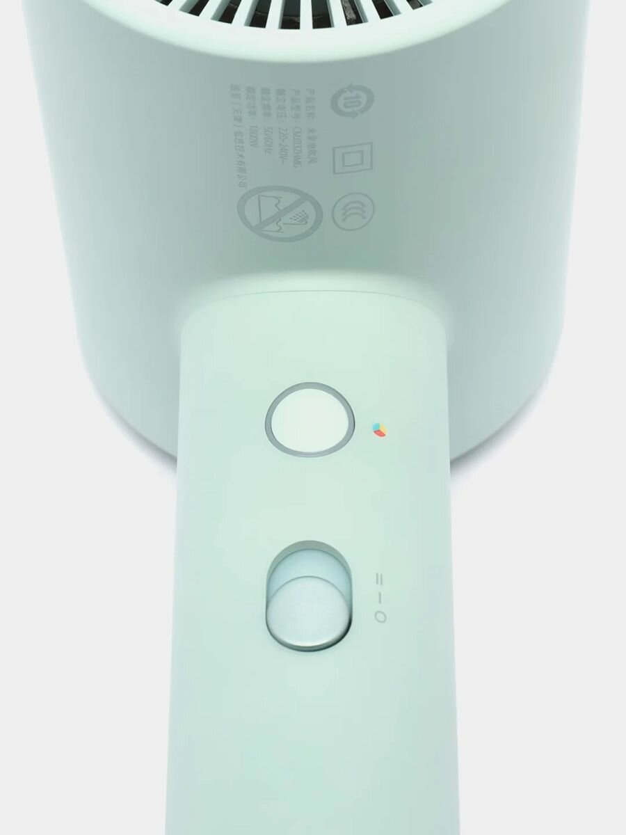Фены Для Волос Xiaomi Фен для волос Xiaomi Mijia H301 CMJ03ZHMG мощность 1800Вт, 3 температурных режима, ионизация, зеленый