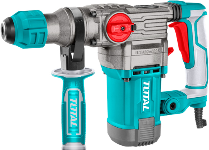 Перфоратор TOTAL TH1153256, SDS-Plus, 1500 Вт, 4500 уд./мин, 32мм, кейс — фото 1