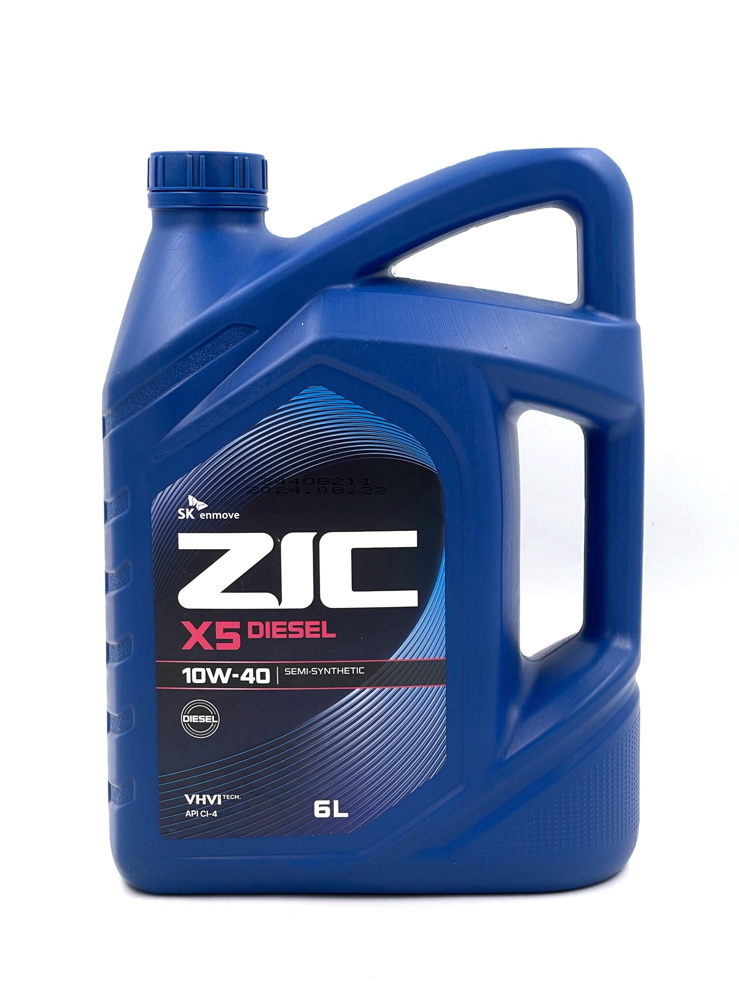 Масло моторное ZIC X5 Diesel 10w-40 Semi-Synthetic, 6 литров
