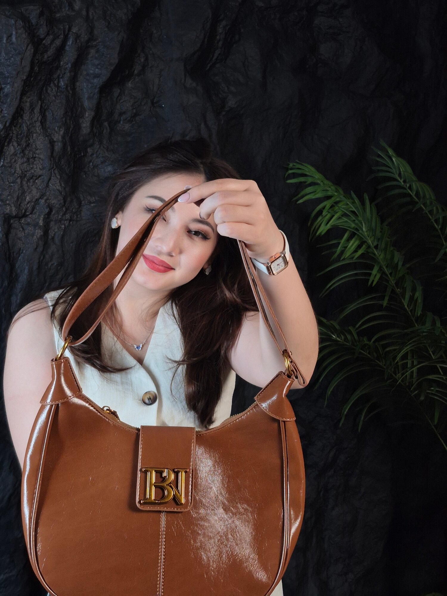 Сумка  Сумка, фактура гладкая, коричневый — фото 1