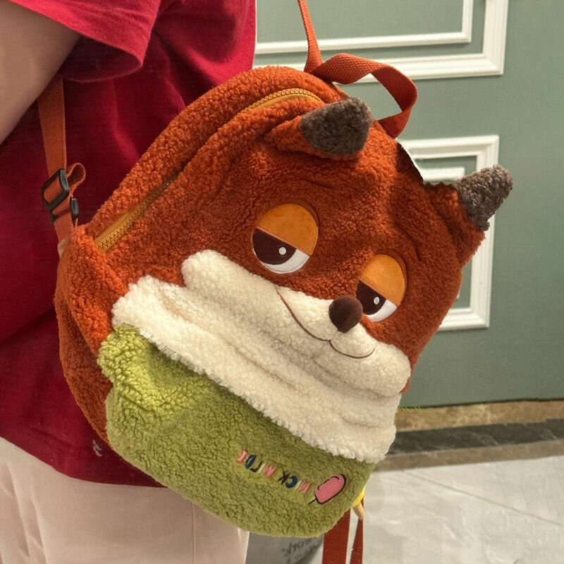Рюкзак Nick Wilde, вместительность, подкладка, плюш, для города и поездок — фото 1