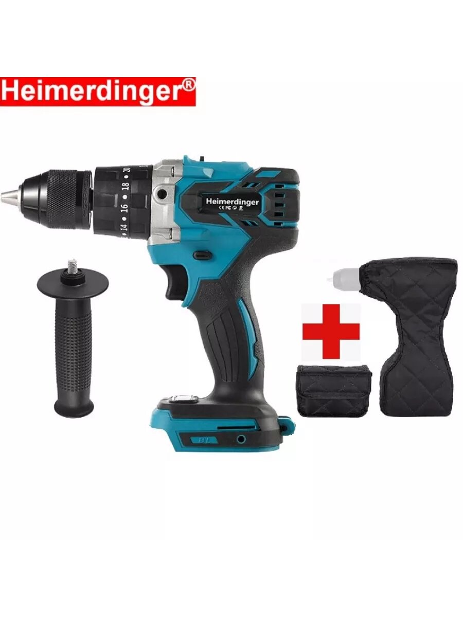 Тушка шуруповерта Хаймердингер 120 Нм с чехлом