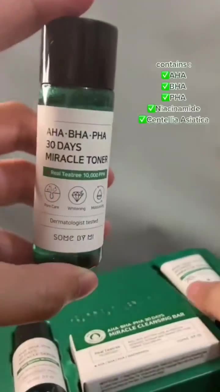 Набор для ухода за лицом SOME BY MI AHA BHA PHA 30 Days Miracle Starter Kit — фото 1