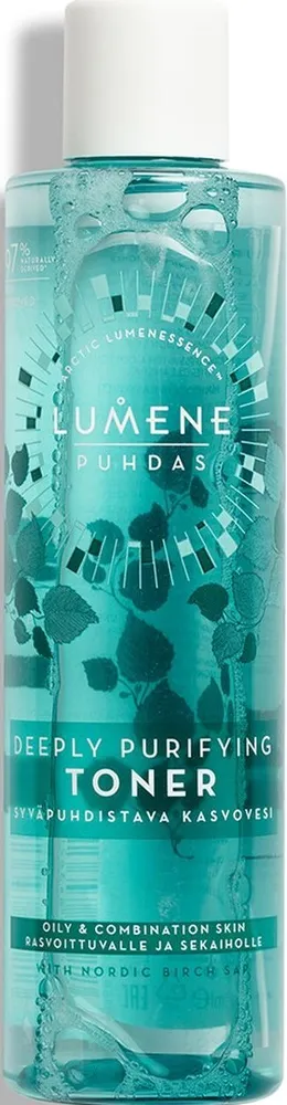 LUMENE Тоник для лица Puhdas для глубокого очищения, без масел, 200 мл — фото 1