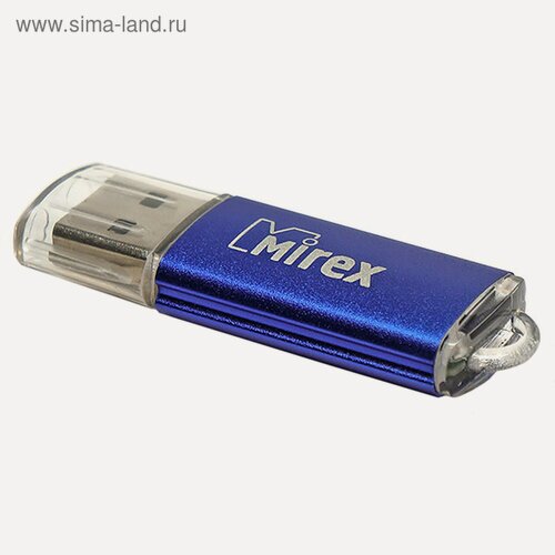 Изображение товара Флешка Mirex UNIT AQUA, 32 Гб, USB2.0, чт до 25 Мб/с, зап до 15 Мб/с, синяя