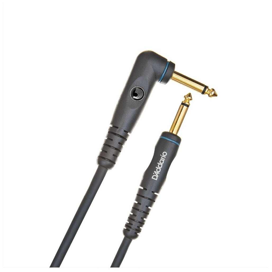PLANET WAVES PW-GRA-10 CUSTOM SERIES INSTRUMENT CABLE инструментальный кабель, угловой джек - джек, длина 3,05 м — фото 1