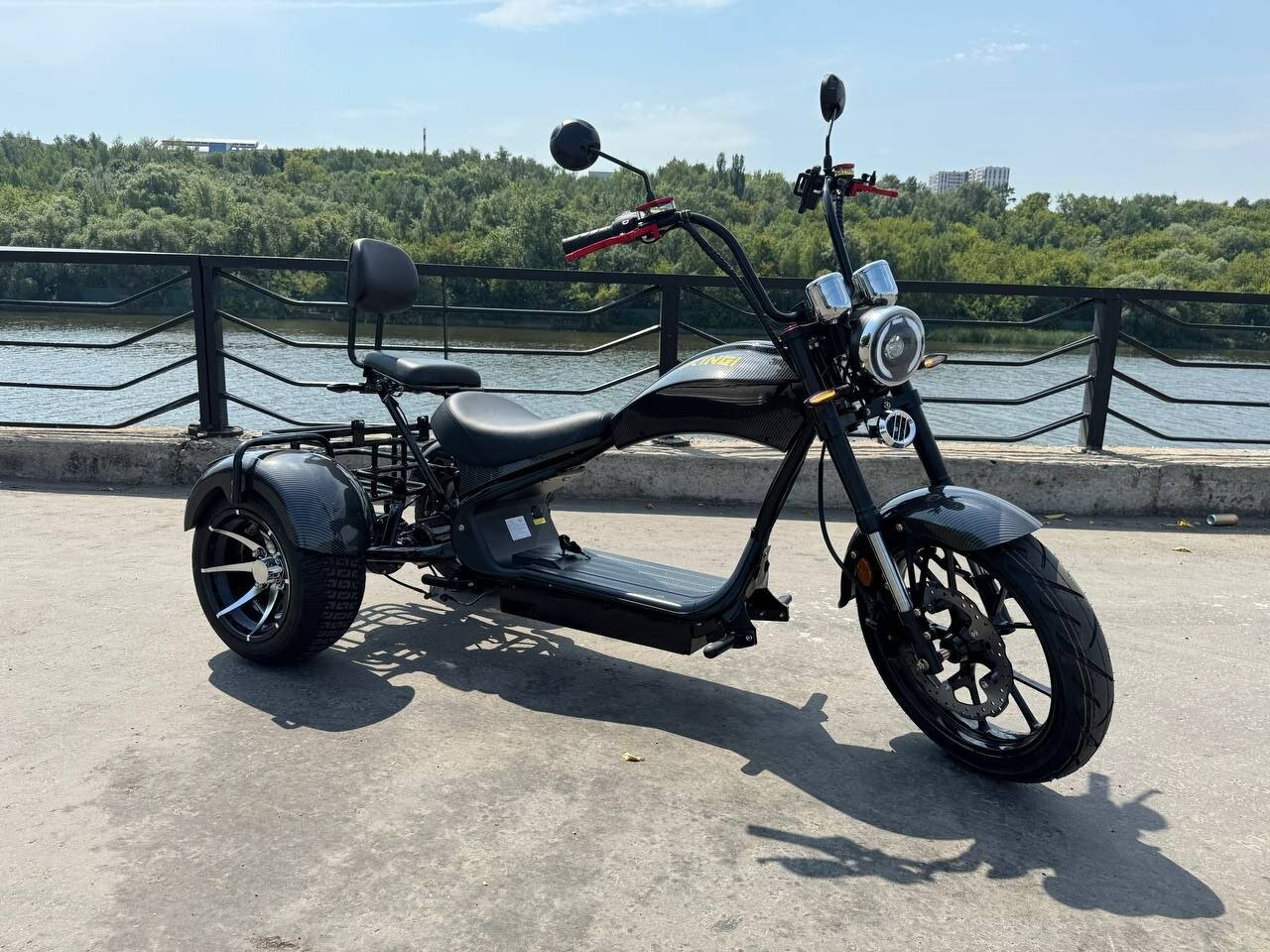 Электроскутер Ikingi Chopper Harley Trike 3333W, 60V/33AH