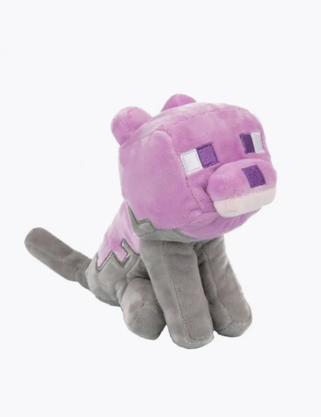 (крашеный кот) Мягкая игрушка Майнкрафт Happy Explorer Dyed Cat 17 см Minecraft