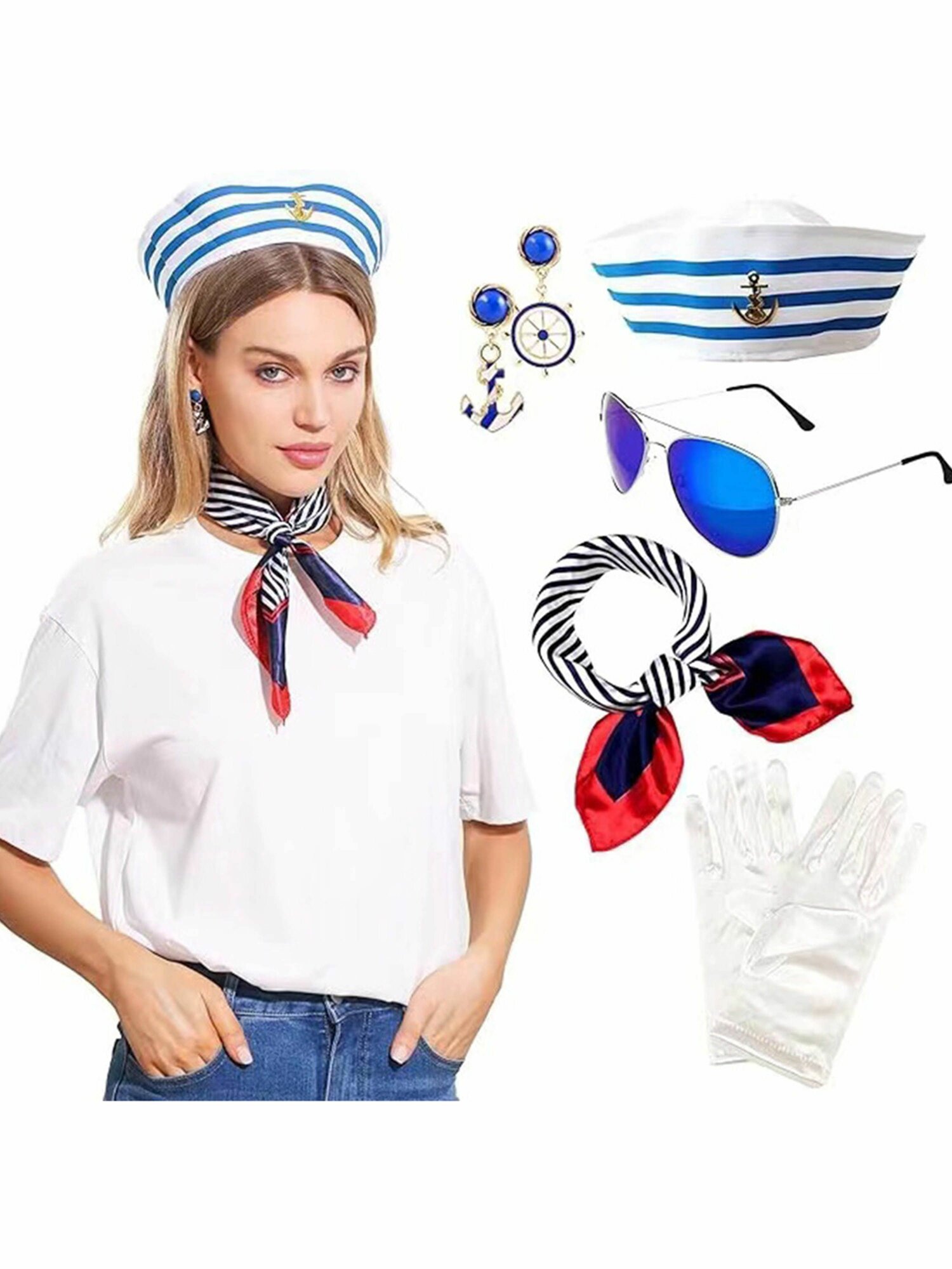 Костюм карнавальный Стюардесса, Пилот,