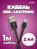 Кабель Perfeo USB - Lightning (I4316)