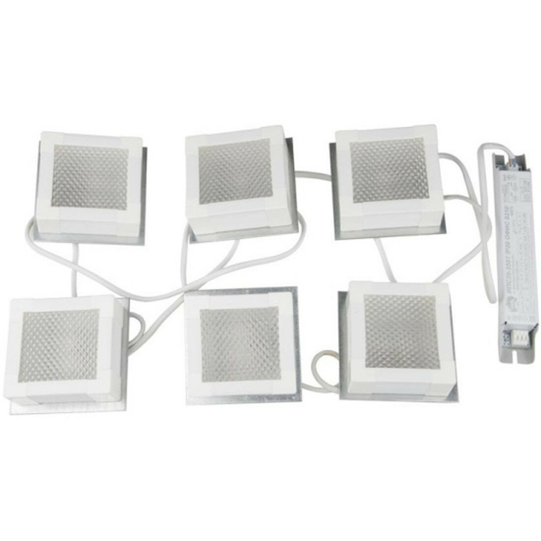 Светильники грильято Uniel ULP-1010 42W/4000К IP40 GRILYATO WHITE KIT06