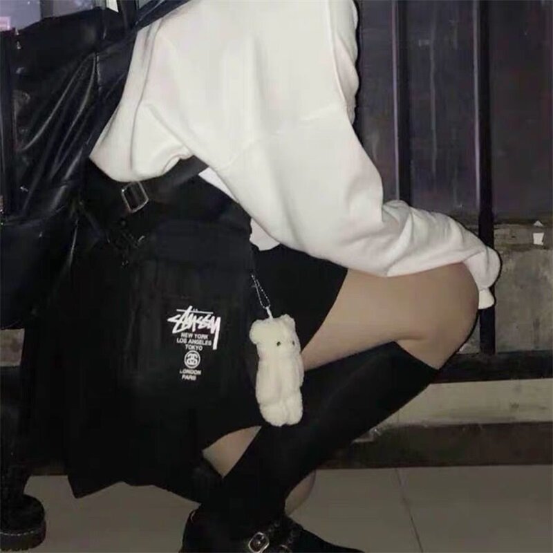Милая плюшевая подвеска в виде медвежонка для сумки, рюкзака или ключей – белая игрушка для детей и взрослых