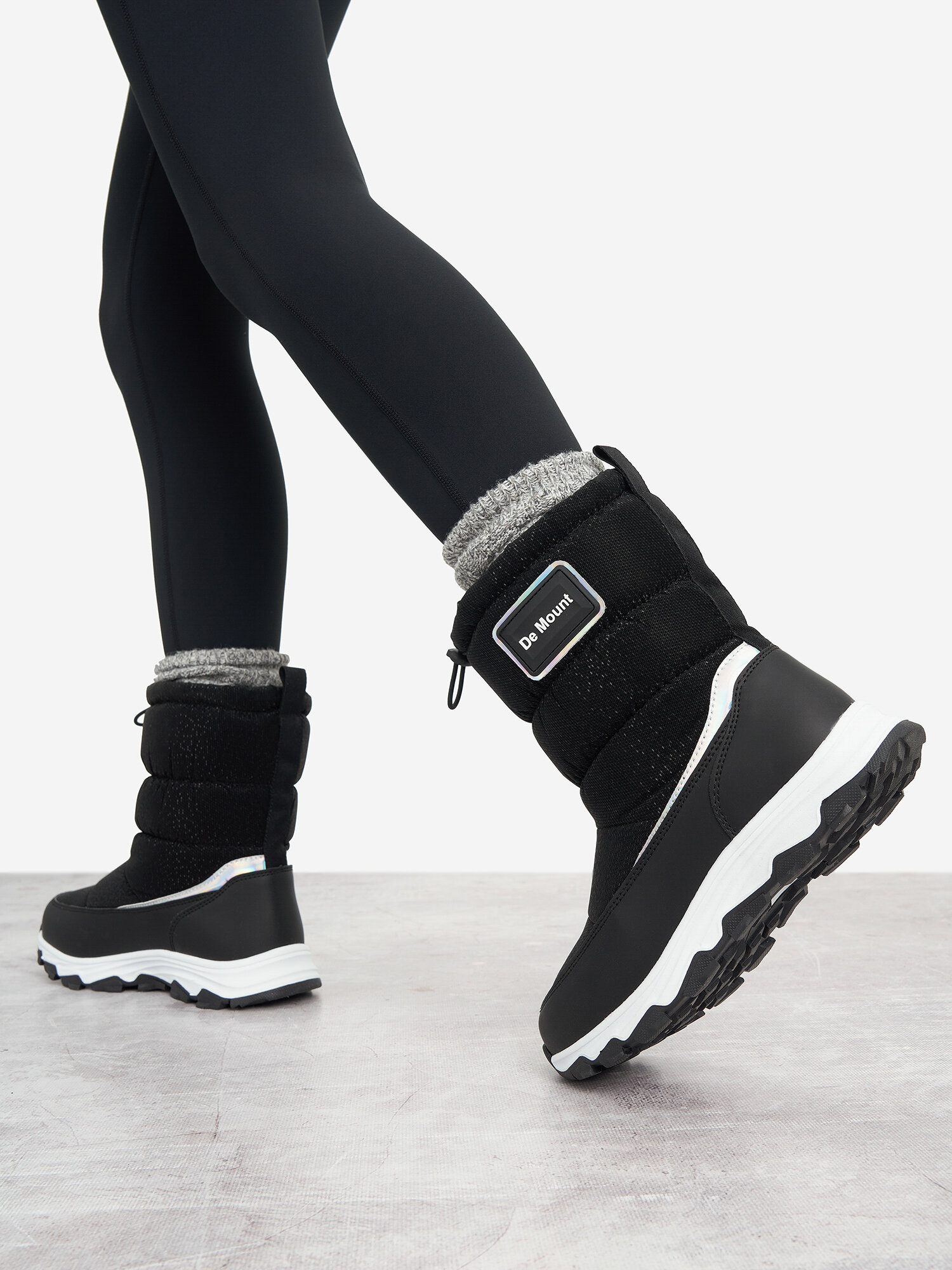 Сапоги De Mount PUFFY BOOTS 2 G размер 36 черный