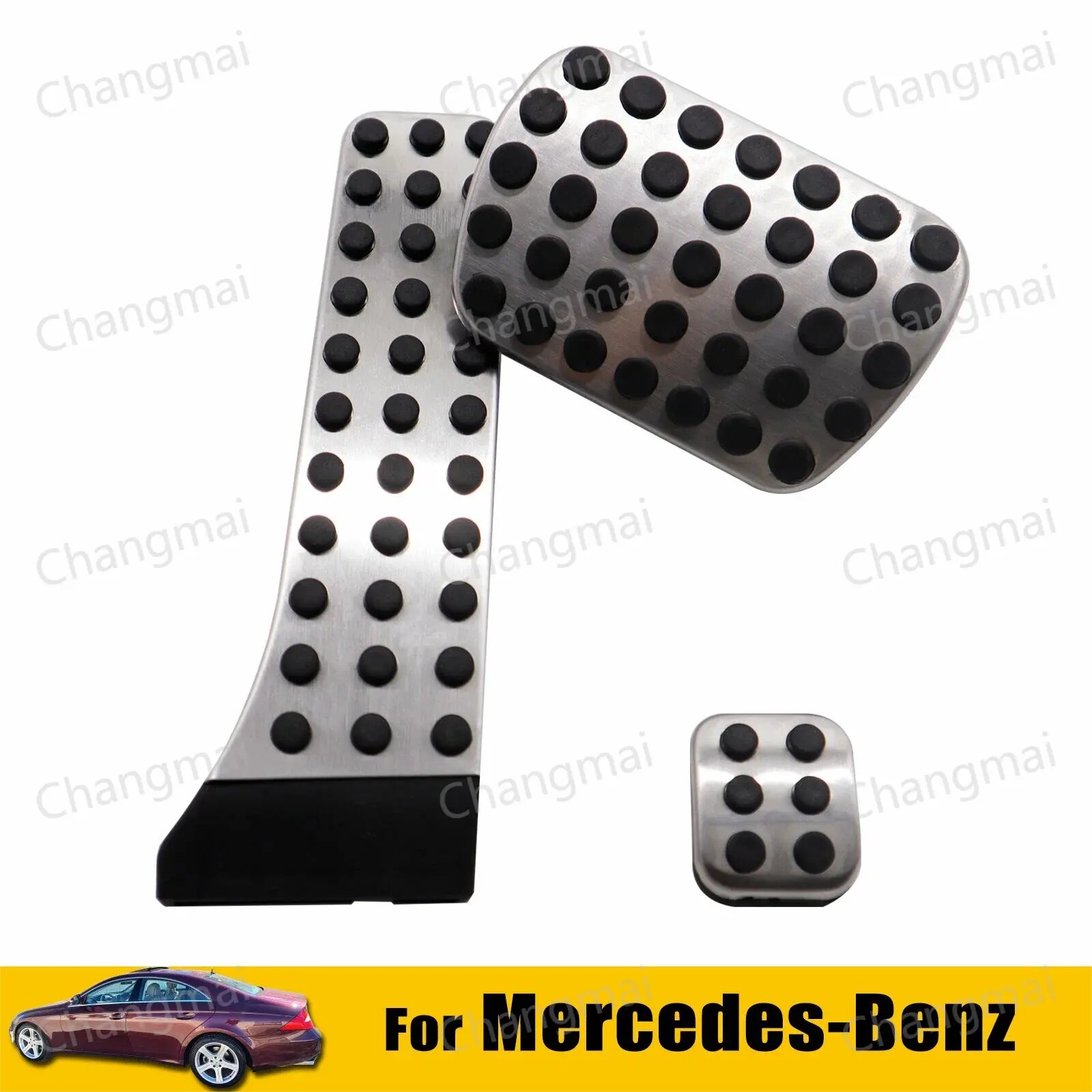 Накладки на педали газа для Mercedes Benz/Мерседес-Бенц W203 W204 W205 W21 W211 W212 C207 W220 W221 W222 C219 C218 C208 X204 R170 R171 R231
